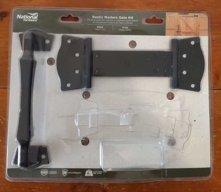 Gate Handle and Hinge