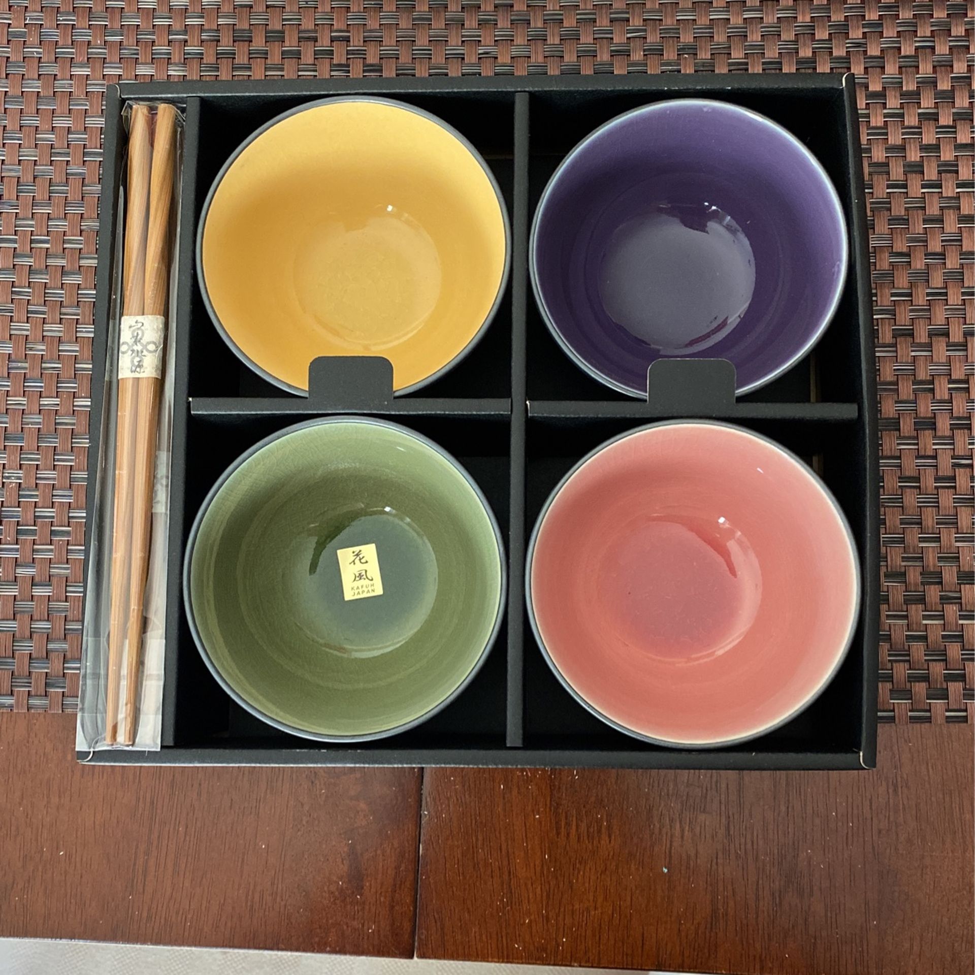 Japanese Bowls And Chopsticks