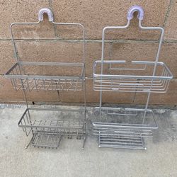2 Shower Caddy’s - Silver/Satin