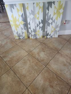 3 Piece Set Canvas Wall Decor