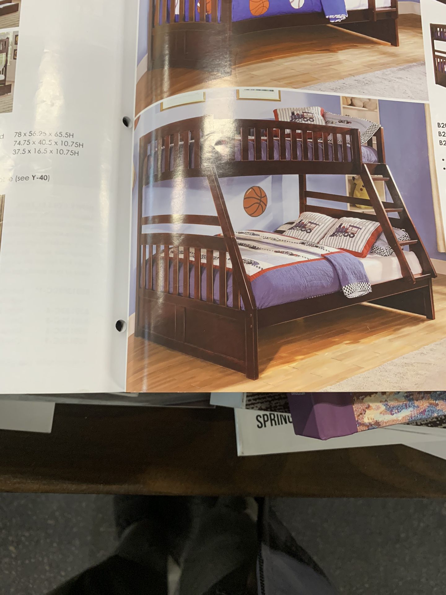 Twin over full bed frame on Sale