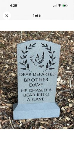 Disney Haunted Mansion Tombstone Brother Dave