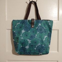 Floral Canvas Tote 