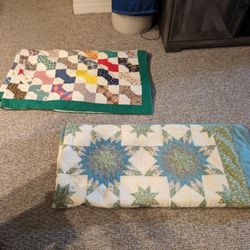 ⭐ Two (2) Vintage/Antique Hand Sewn Quilts ⭐