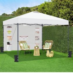 Gym By 10 Pop-Up Canopy Tent White