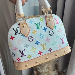 White and Multicolor Alma 