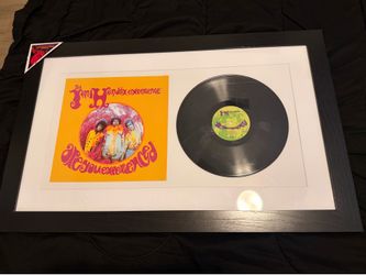 FRAMED LP Album & cover Are You Experienced by Hendrix, Jimi by Pyramid America