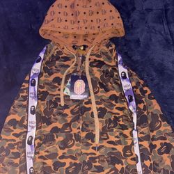 Mcm X Bape Hoodie
