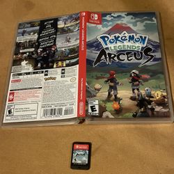 Pokemon Legends: Arceus (Nintendo Switch 2022) Complete