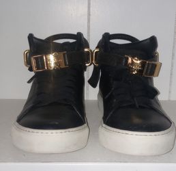 Buscemi High-Top Leather Sneakers Size 45