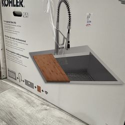 Kohler Pro-Inspired Kitchen Sink Kit