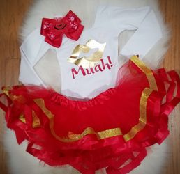 Valentine's day tutu set