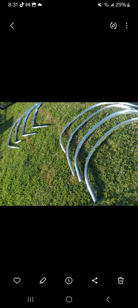 78-87 El Camino SS-Malibu-Choo Choo-Wheel Wells "ORIGINAL" TWO SET