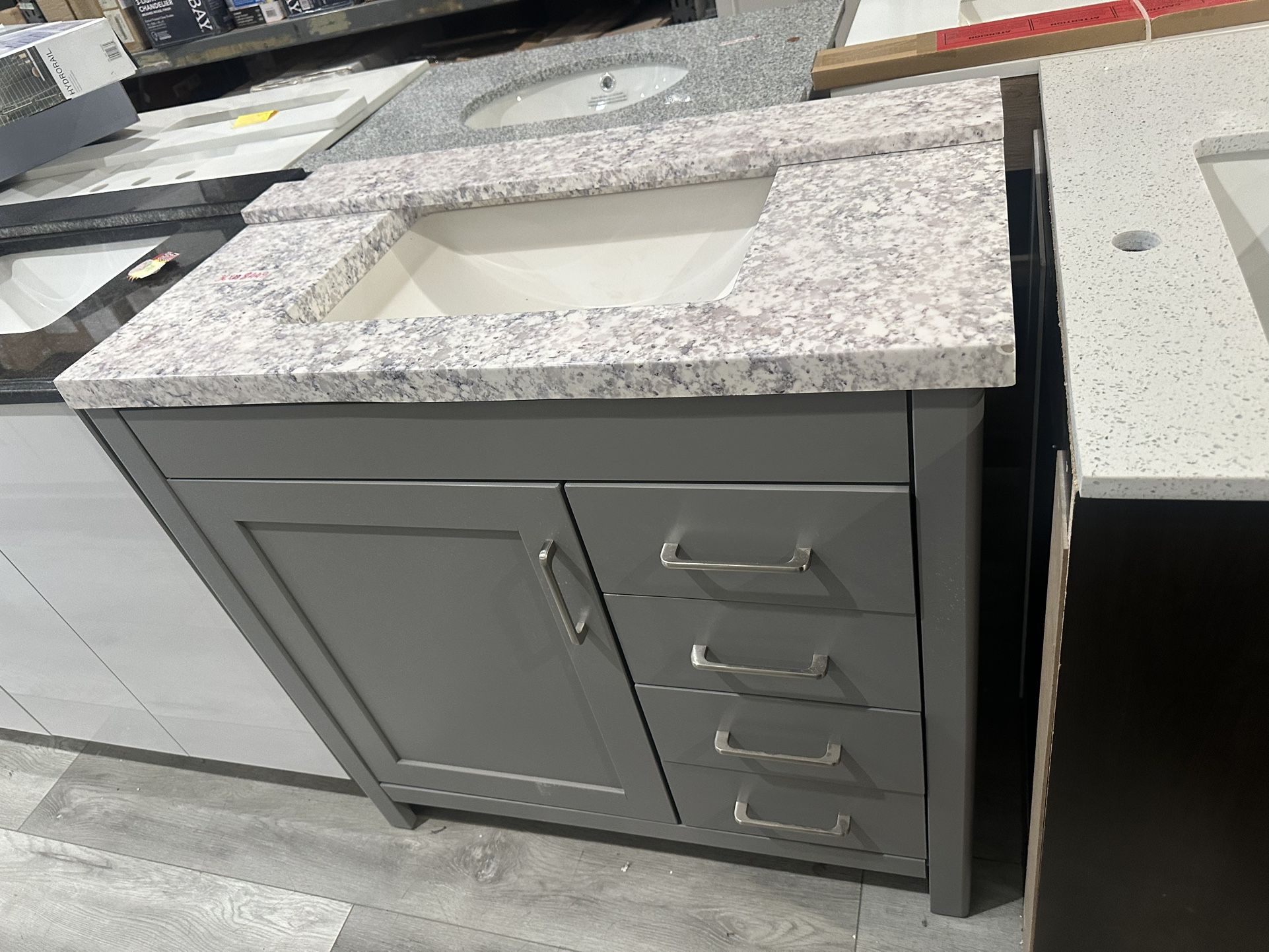 Bathroom Vanity 36 inch Gray,All Products : American Fashion Style Bags On Sale
