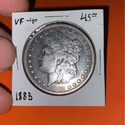 1885   Morgan Silver Dollar