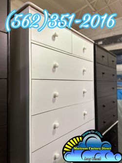 White duplex compressed wood cajonera Comoda mueble