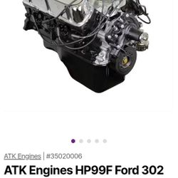 Rebuilt Ford302 engine and transmission