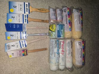 New Paint Brushes and Rollers