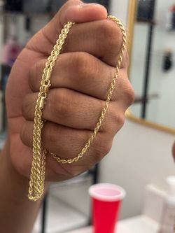 22” 10k rope chain