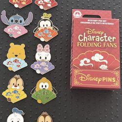 Disney Pins Complete Set Of 10 Fans 