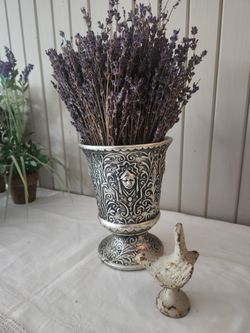 Beautiful Vintage Embossed Vase 