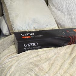 New Vizio All In 1 Sound Bar Dual Subwoofers