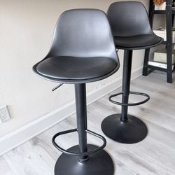 Adjustable Bar Stools - Set Of 2