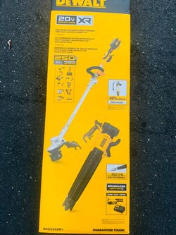 DEWALT 20V MAX Cordless Battery Powered String Trimmer & Blower Combo Kit with (1) 4 Ah Battery