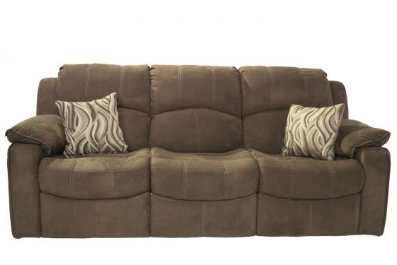 $200- Comfortable and like new - power reclining sofa