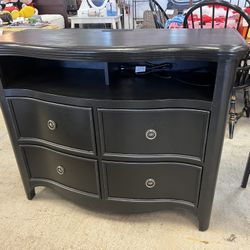 TV Stand Cabinet / Black / Electric Port 