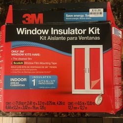 3 Packs Of 3M Indoor Window Insulator Kit.