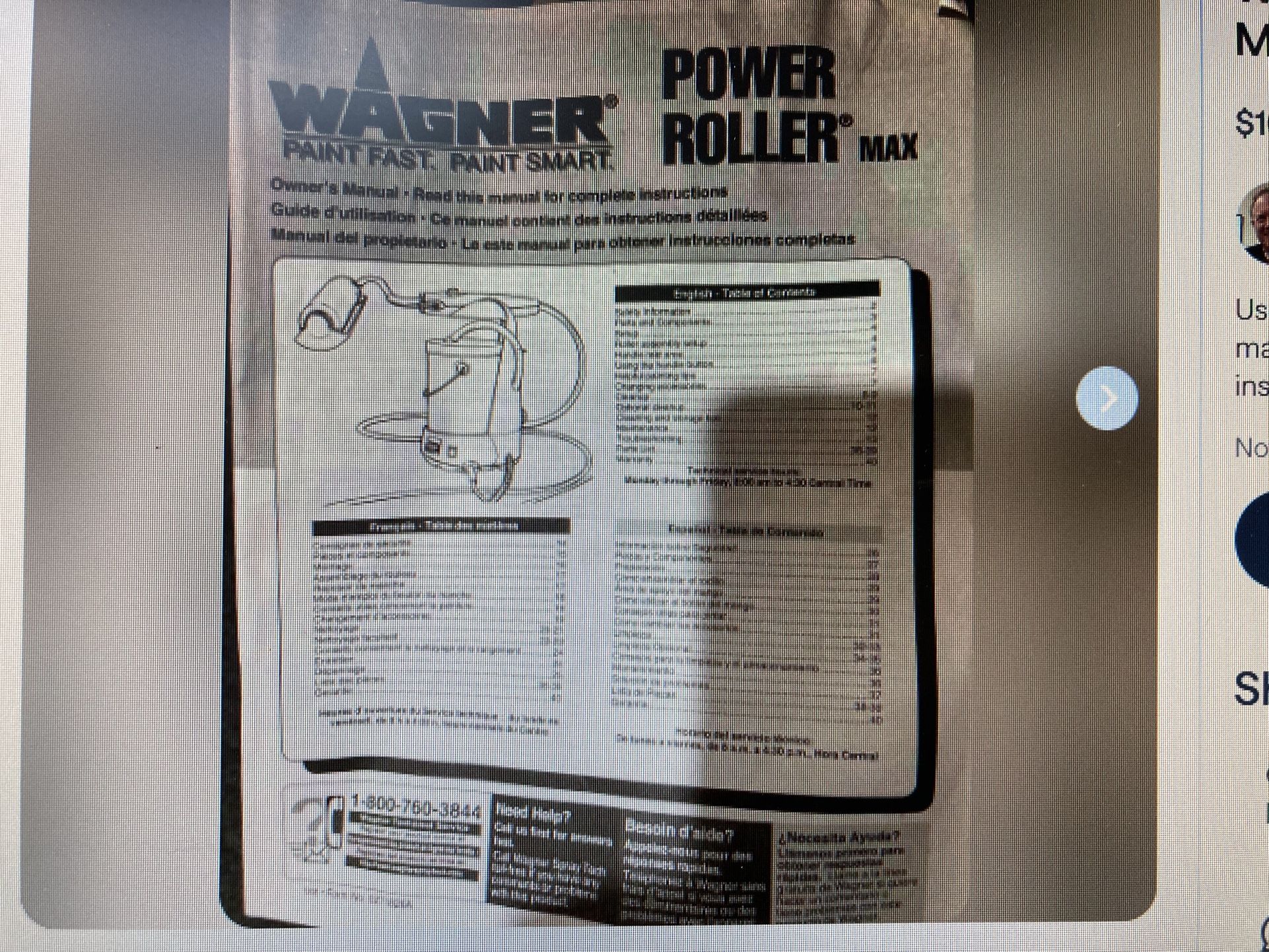 Wagner Power Roller Max-Used