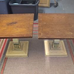 Two Wooden End Tables $40 OBO 