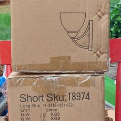 Two Brand New Bathroom Sconces