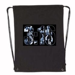 3:16 Drawstring Bookbag