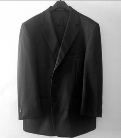 Black Wool Suit