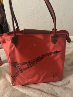 Longchamp Le Pliage Eiffel Tower Tote Bag
