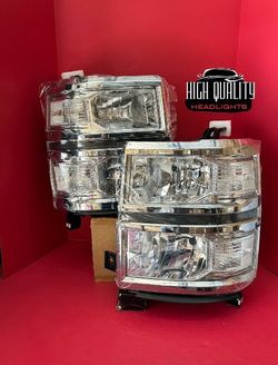 Chevy Silverado 2014-2015 headlights