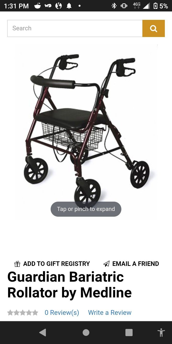 Guardian Rollator Walker