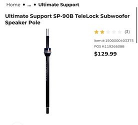 Subwoofer Speaker Pole