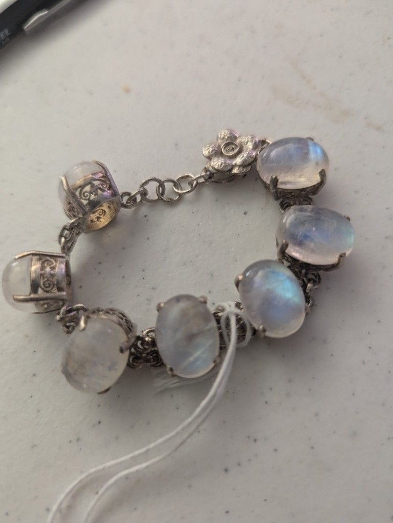 Sterling Silver Moonstone Bracelet Located In Mesa