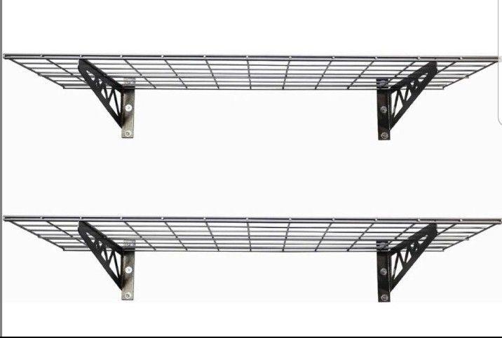 SafeRacks Garage Wall Shelves - 2-Pack 24"x48"