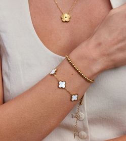 White Clover Bracelet