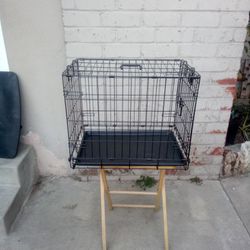 Small Dog Cage Or Cat Cage With Single Door & Compact Portable