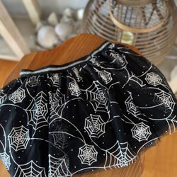 Kids Spider Web Leggings & Tulle Skirt