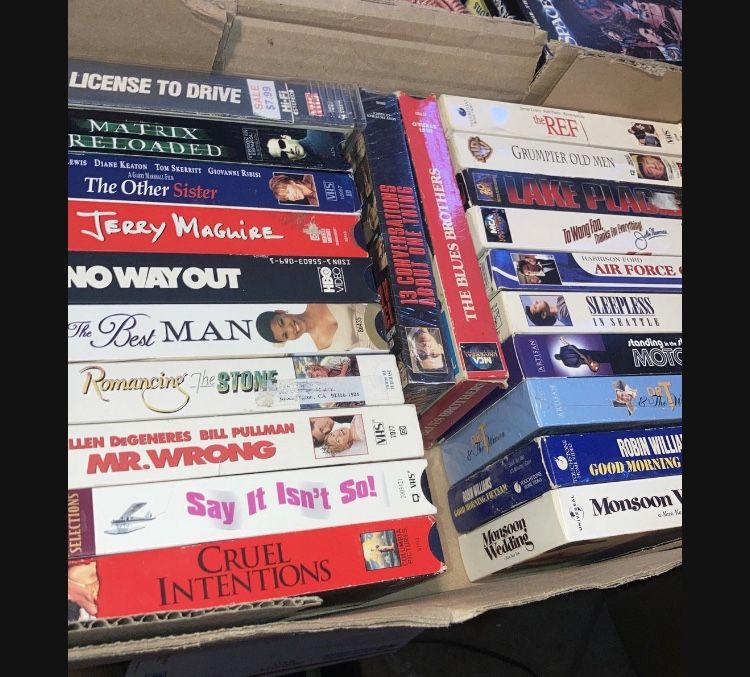 Vhs Movies 📼 Bundle Lot All For $40