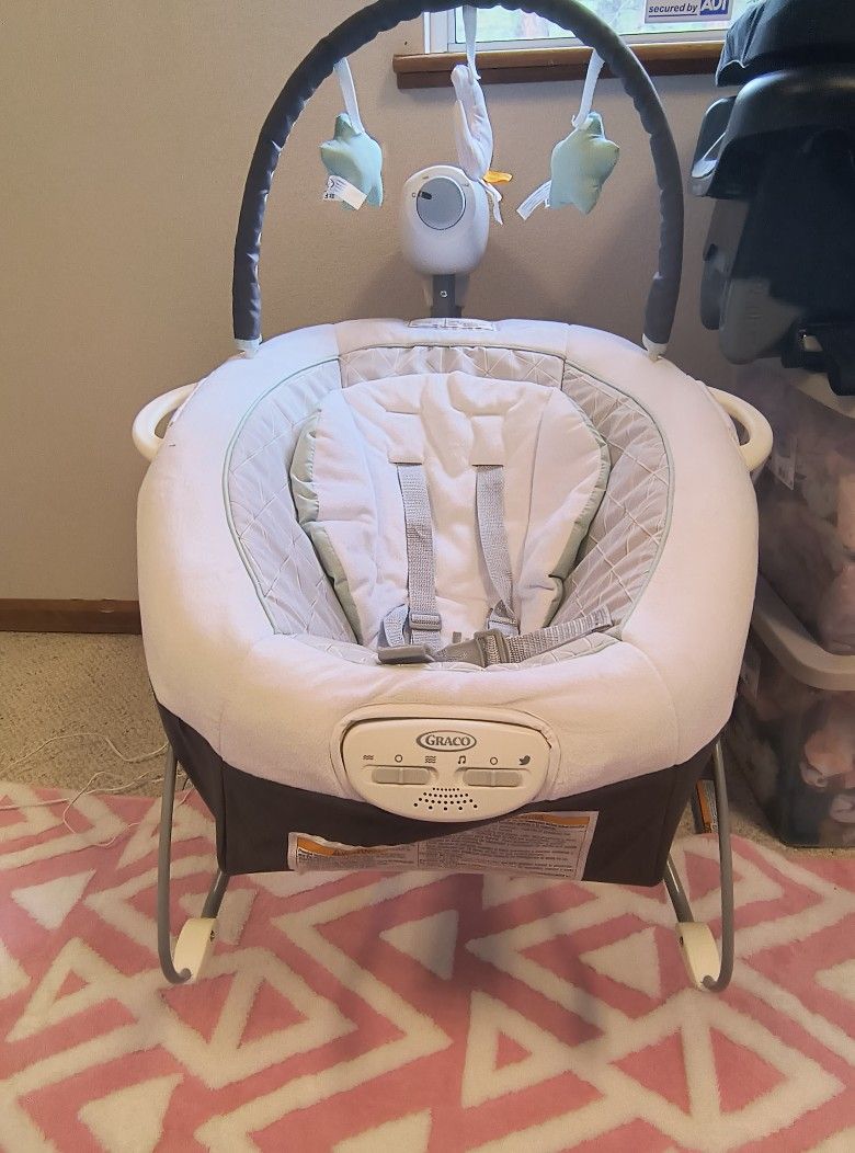 Graco Swing And Detachable Bouncer