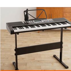 Portable digital piano keyboard with 61 keys