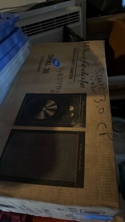 Wharfedale  MFM-7 and Wharfedale valdvs centre and  Wharfedale  OPAL 30