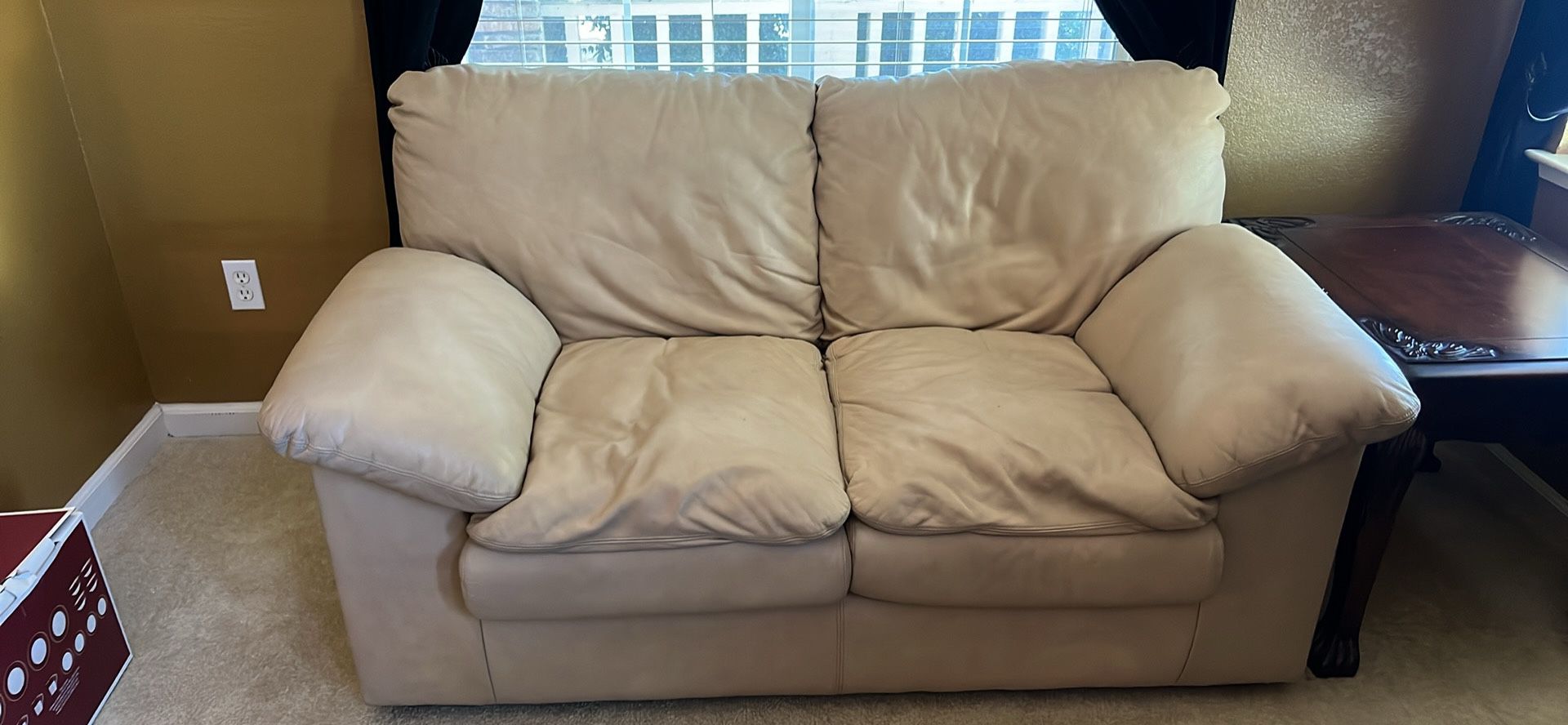 Leather Couch And Loveseat Set